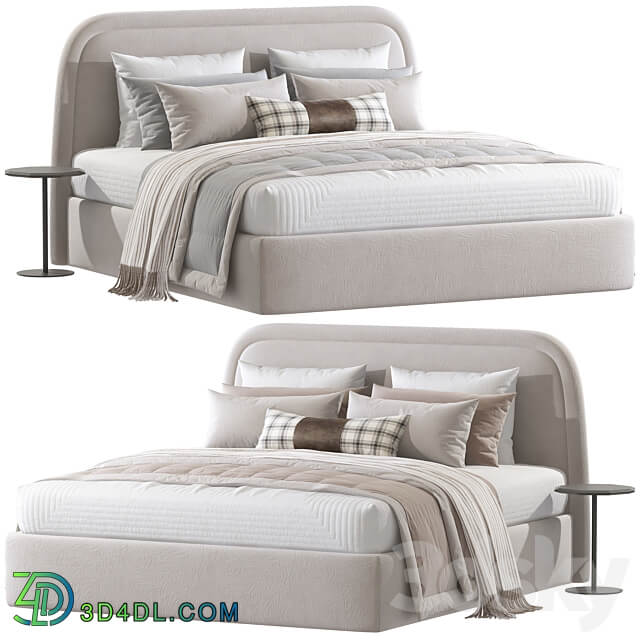 Double bed 77. Bed 3D Models