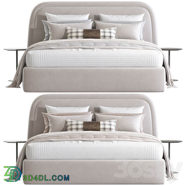 Double bed 77. Bed 3D Models