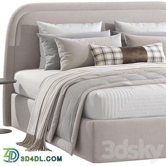 Double bed 77. Bed 3D Models