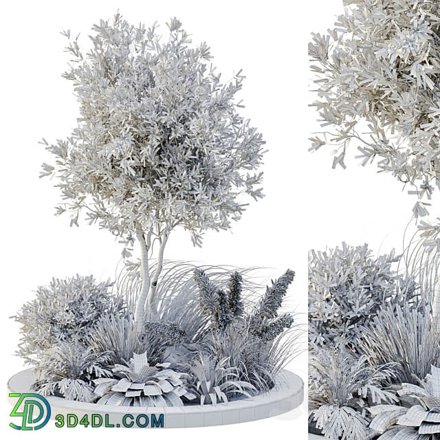 outdoor plant set 05 3D Models