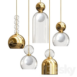 Memoria Pendants by Dima Loginoff Pendant light 3D Models 