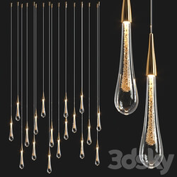 Stylish Modern Drop Pendant Pendant light 3D Models 