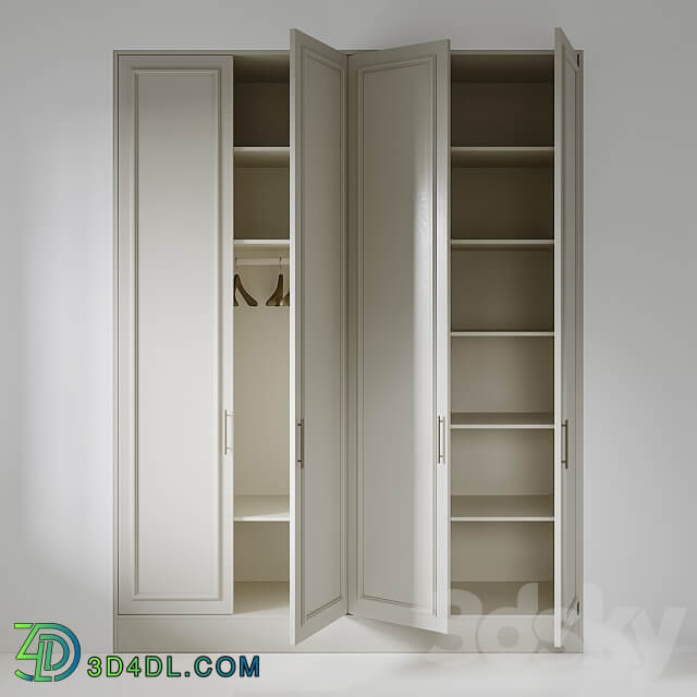 Wardrobe 006 Wardrobe Display cabinets 3D Models