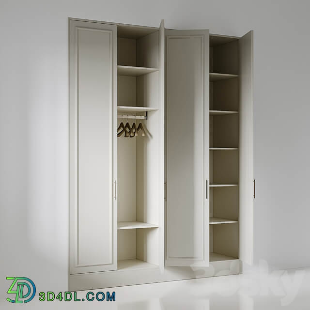 Wardrobe 006 Wardrobe Display cabinets 3D Models