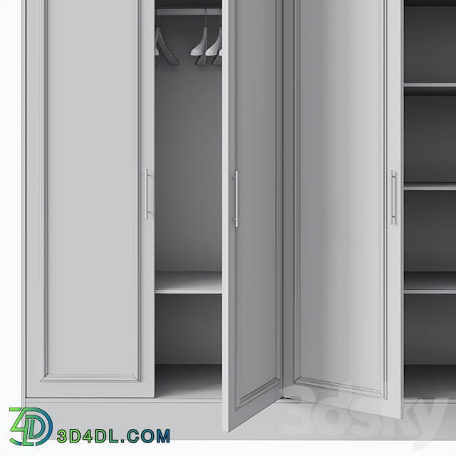 Wardrobe 006 Wardrobe Display cabinets 3D Models