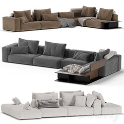 Westside Sofa Poliform 3 Version 3D Models 