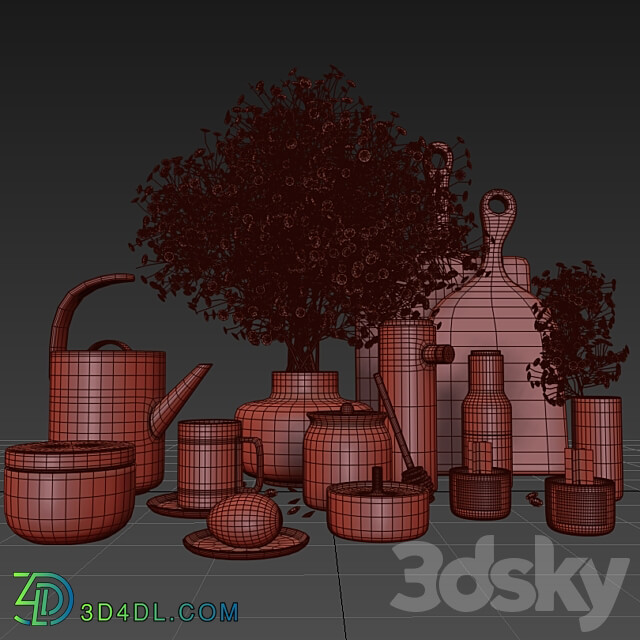 kitchen accessories 07 3D Models