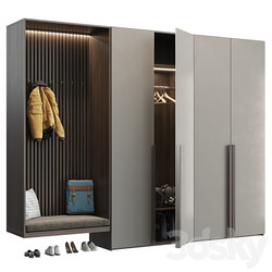 Hallway furniture 15 Wardrobe Display cabinets 3D Models 