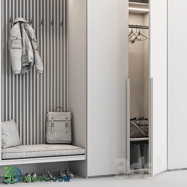 Hallway furniture 15 Wardrobe Display cabinets 3D Models