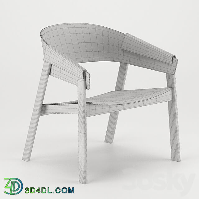 Muuto cover lounge chair 3D Models