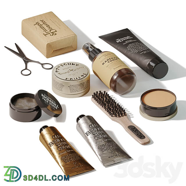 Barbershop set 3D Models