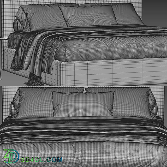 BoConcept Houston Bed Bed 3D Models