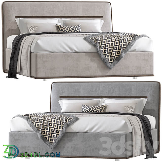 Double bed 78. Bed 3D Models