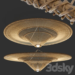 Hanging chandelier 7 Pendant light 3D Models 