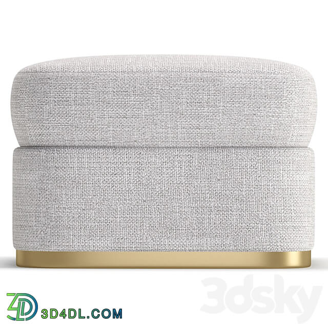 Pouf JESSICA by Cazarina Interiors 3 Colors Version Пуф джессика 3D Models