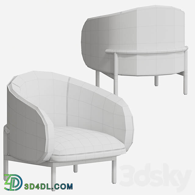 MELA Armchair Artisan 3D Models