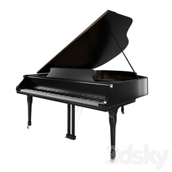 Grand piano classic detailed 3D Models 