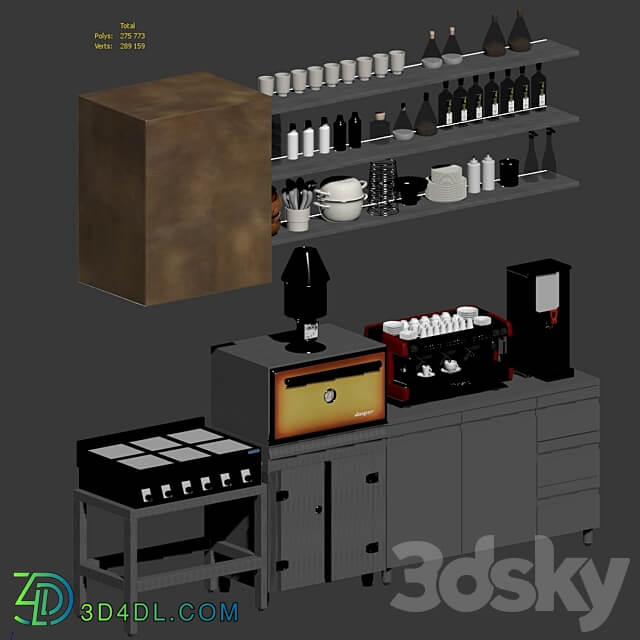 Restaurant Technology Zone Kit v2 3D Models
