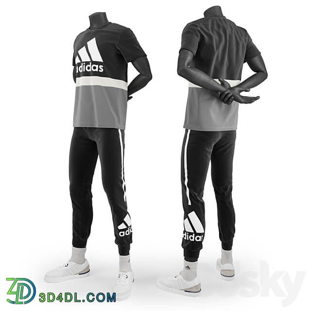 Mannequin tracksuit Clothes 3D Models