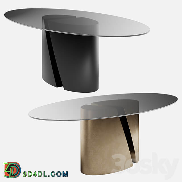 Lago Oval Table Wadi 3D Models