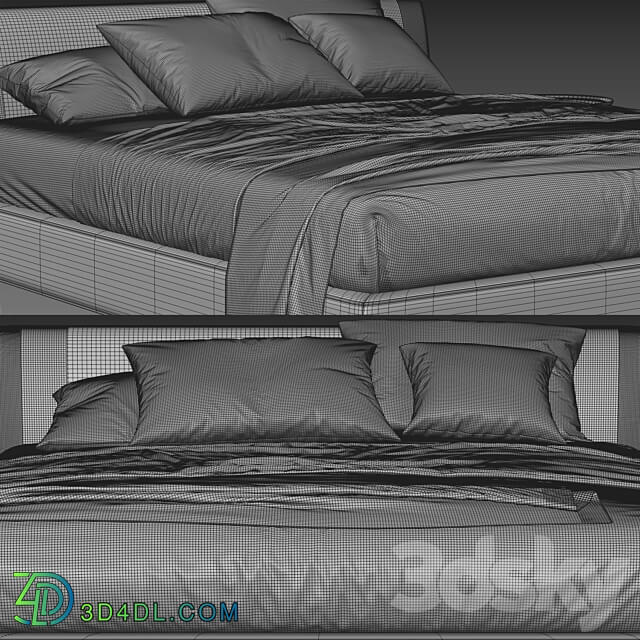 Lema Solftland Bed Bed 3D Models