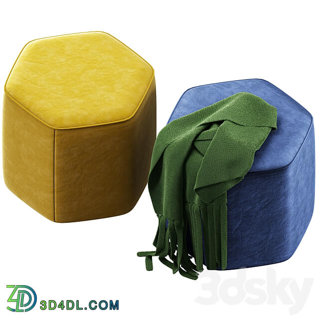 pouffe GEDA 3D Models