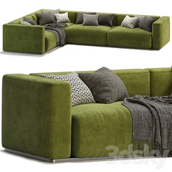 Lario Flexform sofa L Shaped 3D Models 