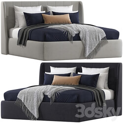 Double bed 81. Bed 3D Models 
