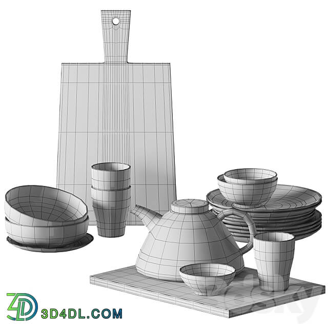 kitchen decor 1 3D Models