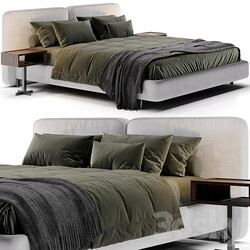 Minotti Tatlin Cover Bed Bed 3D Models 