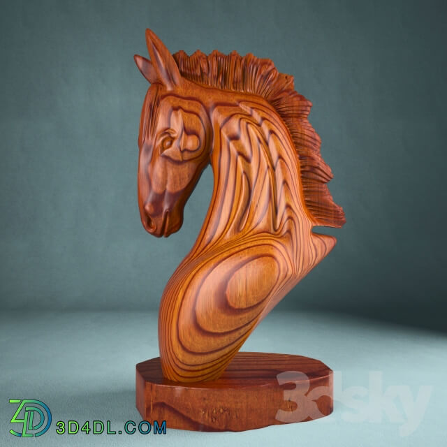 horse made of wood