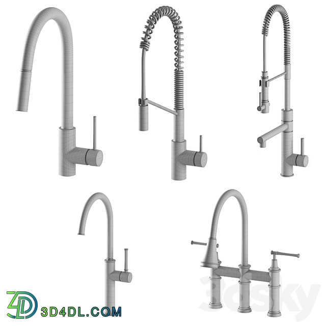 KRAUS kitchen faucets Faucet 3D Models