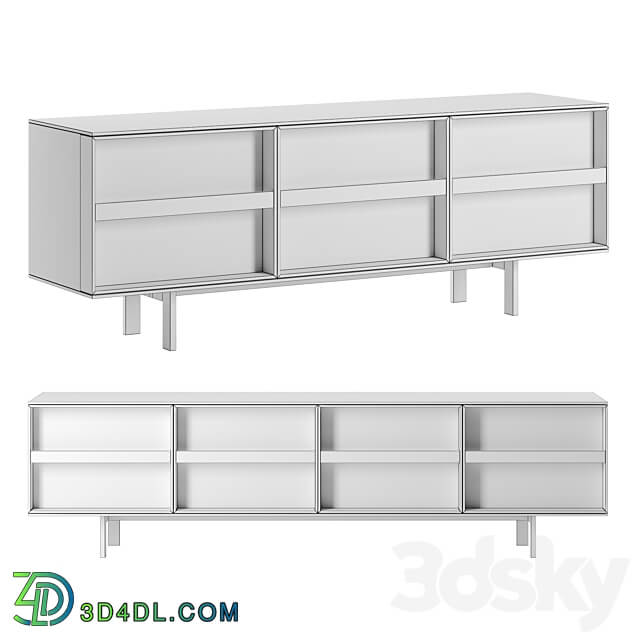 Ramblas sideboard by Miniforms Sideboard Chest of drawer 3D Models