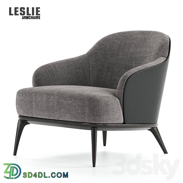 Minotti LESLIE ARMCHAIR 3D Models