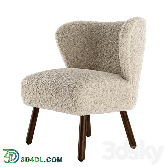 Zara Home Terrycloth Armchair 3D Models