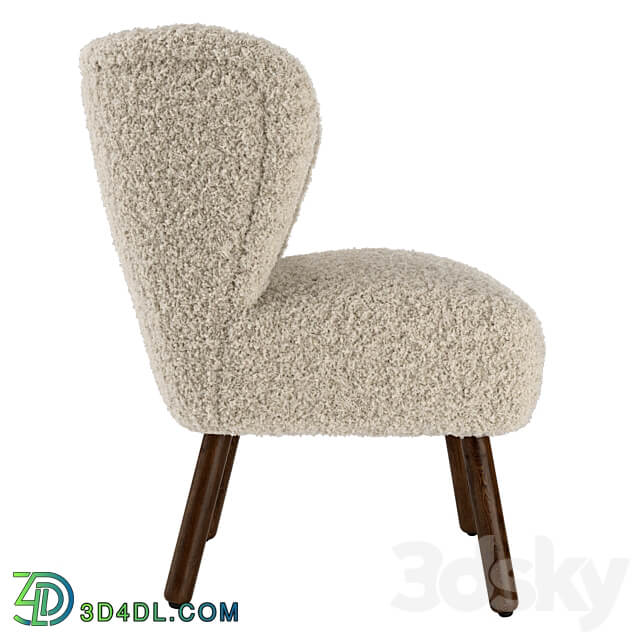 Zara Home Terrycloth Armchair 3D Models