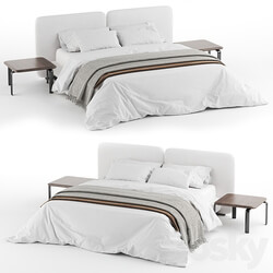 Tatlin Cover Bed Minotti Bed 3D Models 