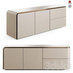 Fendi Edge Cabinet Sideboard Chest of drawer 3D Models 