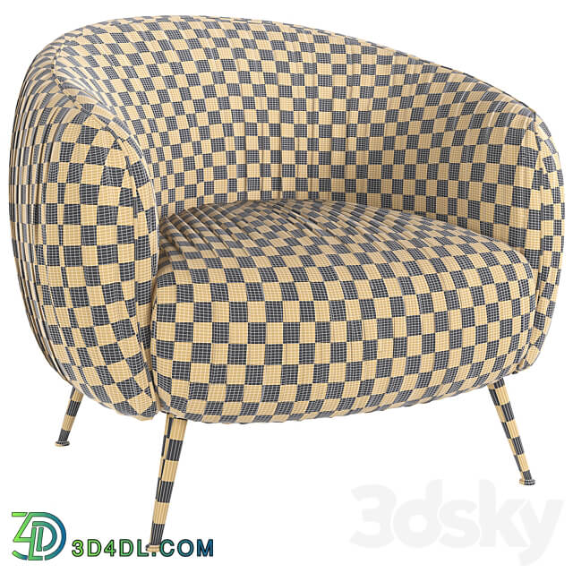 Beretta Leather Chair 3D Models