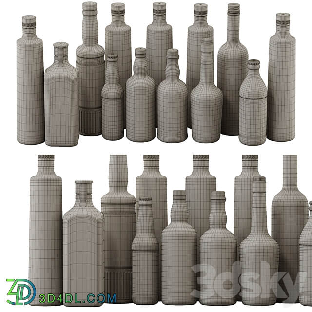 Bottles Part8 3D Models