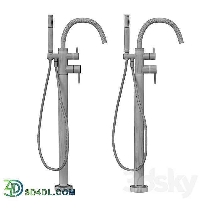 CITY STIK BATH MIXER SET 3D Models