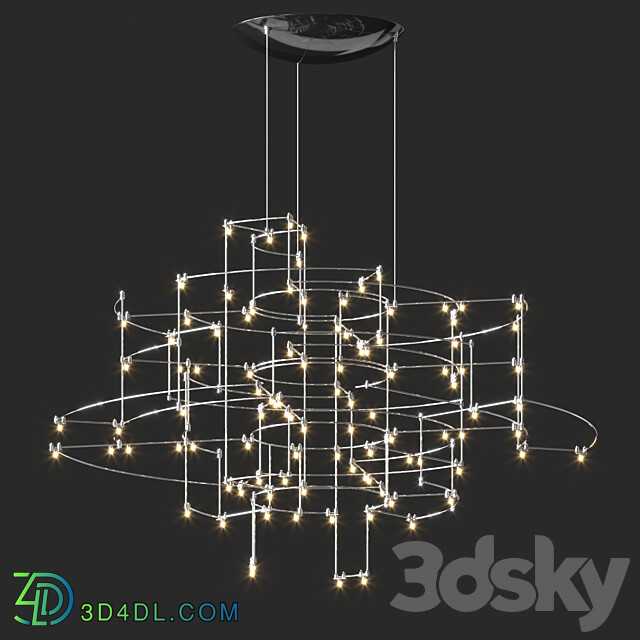 Quasar Chilla Collection Pendant light 3D Models