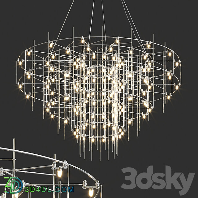 Quasar Chilla Collection Pendant light 3D Models