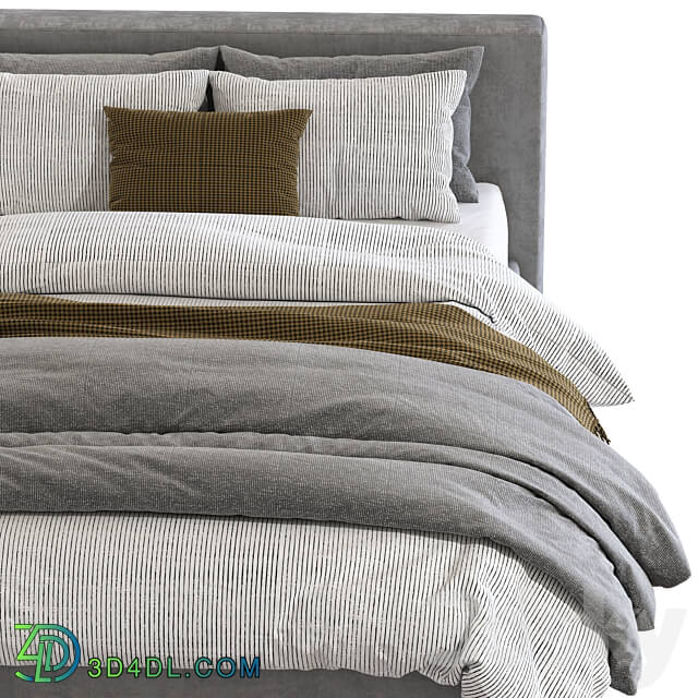 Bed HARRIS BED 238 3D Models