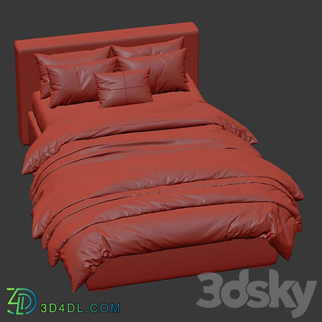 Bed HARRIS BED 238 3D Models