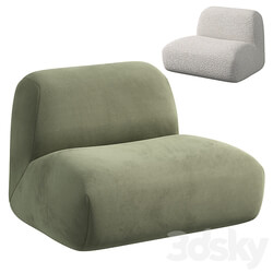 Multi color Options Boconcept Stuffed Floor Teddy Couch Hippo Loveseat Boucle Cloud armchair 3D Models 