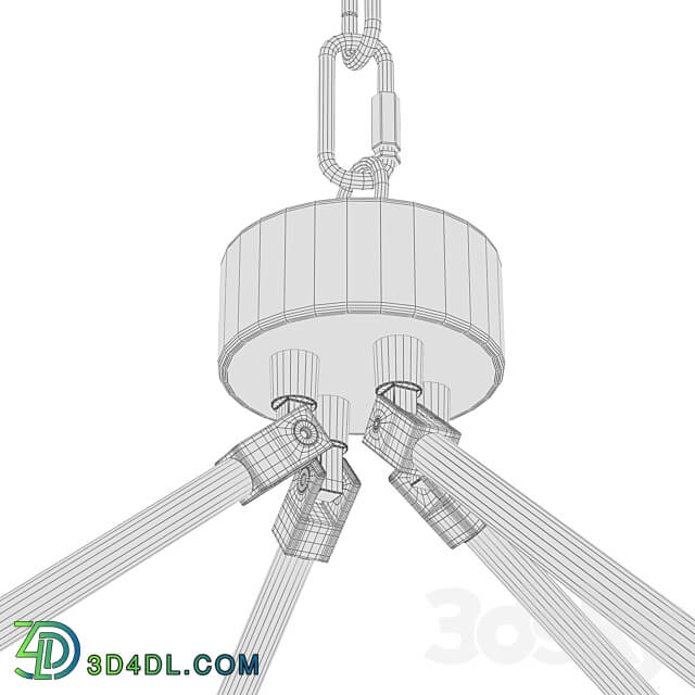 Chandelier Tissot L by Eichholtz Pendant light 3D Models