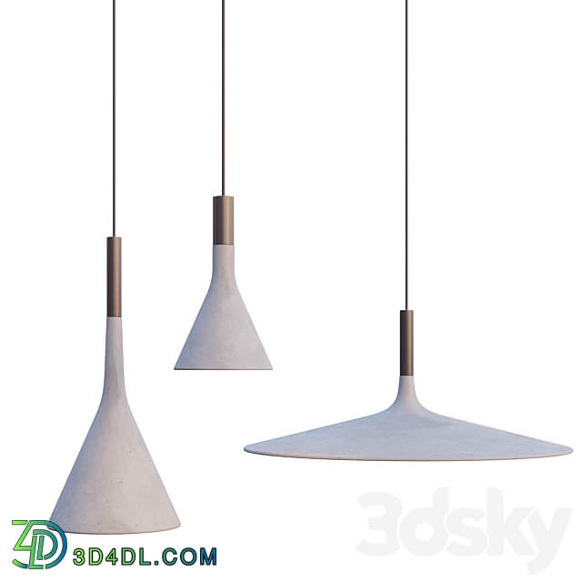 AVE Foscarini Aplomb Pendant light 3D Models