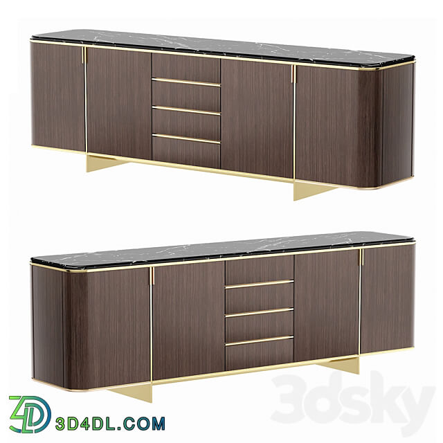 Sideboard Dean Sideboard Chest of drawer 3D Models