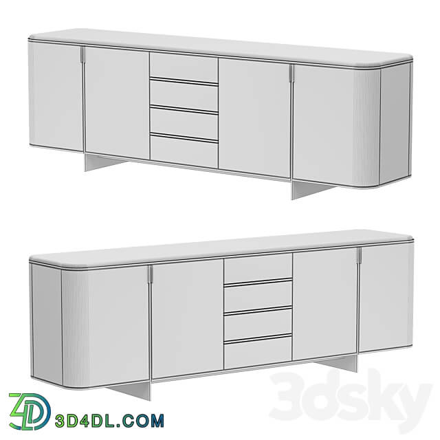 Sideboard Dean Sideboard Chest of drawer 3D Models